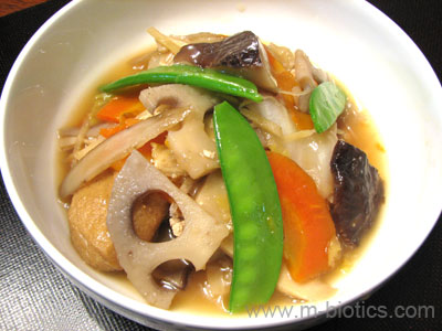 和風根菜八宝菜 マクロビオティック料理