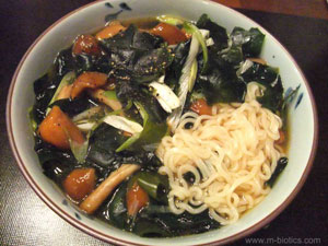 なめこわかめラーメン