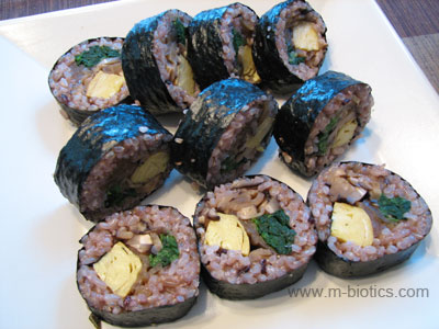 具だくさん太巻き マクロビオティック料理