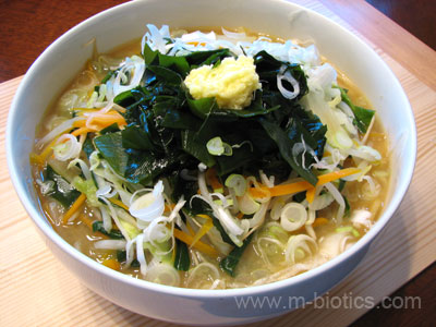 立科麦味噌しょうがラーメン マクロビオティック料理