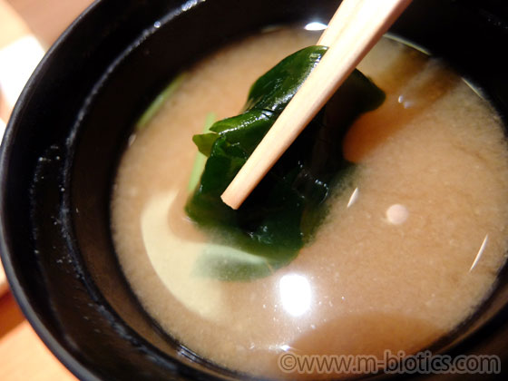 羽田空港　第1ターミナル 京ぜん　華京膳　味噌汁