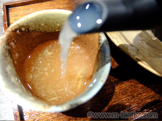 そば湯 越前おろしそば あみだそば 福の井 お茶 ハピリン