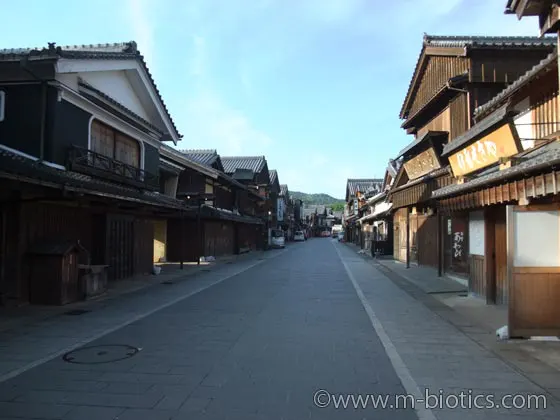 伊勢神宮　おかげ横丁　早朝