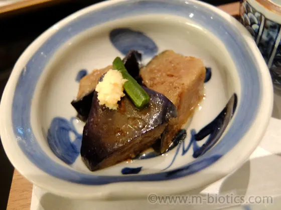 グランヴィア京都　朝食　和食　茄子の含め煮