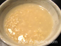スーパー活力鍋で玄米粥-マクロビオティック料理