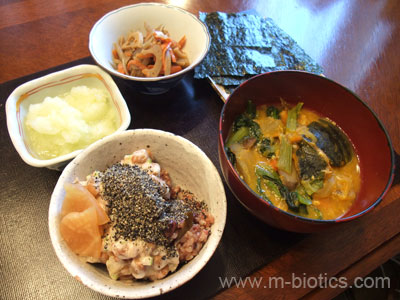 納豆ご飯定食