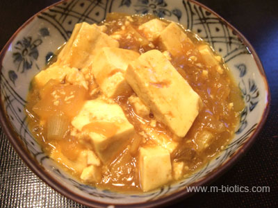カレー味噌麻婆豆腐簡易バージョン