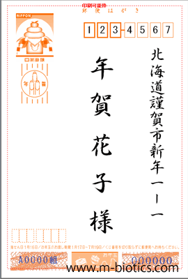 年賀状ソフト 筆ぐるめ で面白フォント 字体 の年賀状を試してみる 健康探究ブログ