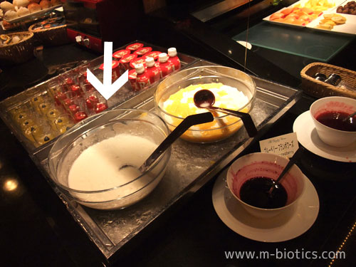 ホテル日航金沢 朝食 ヨーグルト