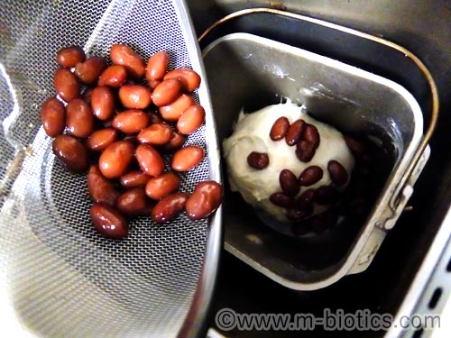 金時豆 食パン ホームベーカリー