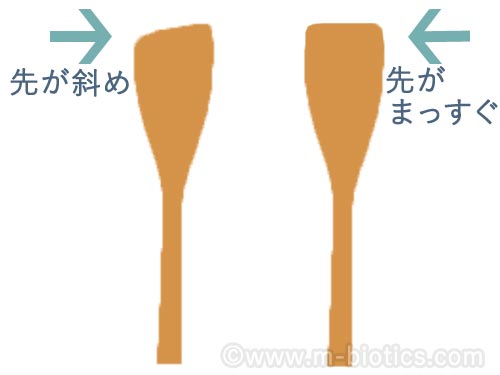 木べら　日本製　さくら　ウレタン塗装無し　白木　無塗装