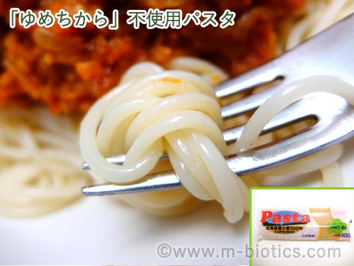 北のパスタ　ゆめちからブレンド　きたほなみ