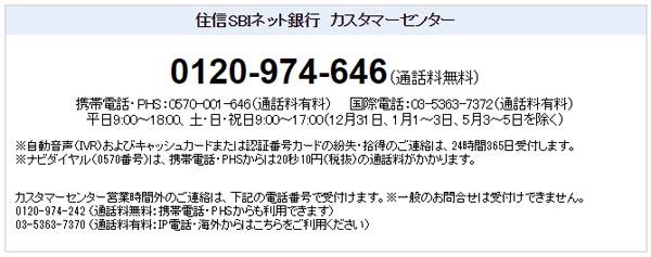 住信SBI　ご利用制限のお知らせ　パスワード等の入力相違