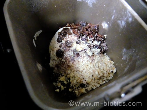 板チョコ ブラックチョコ 食パン レーズン くるみ ホームベーカリー