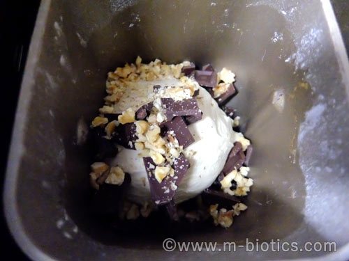 板チョコ ブラックチョコ 食パン レーズン くるみ ホームベーカリー