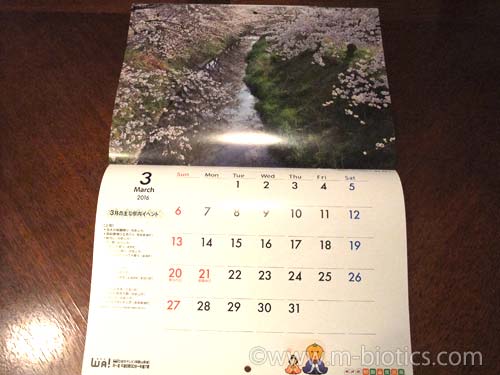 NHK　和歌山　カレンダー