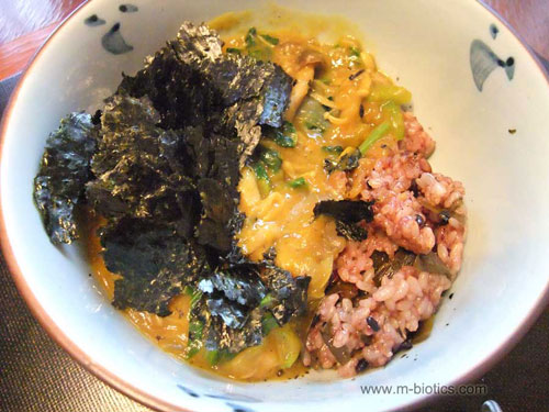 海苔小松菜カレー