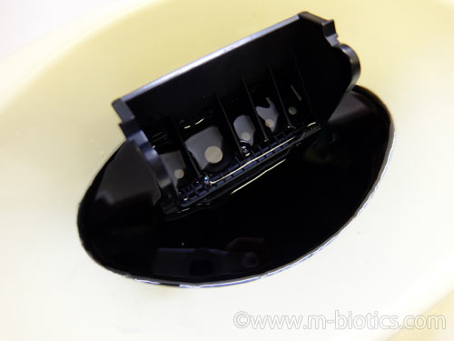 キヤノン　プリンター　MP610　黒が出ない　ヘッドに熱湯をかける　PGBK　bci 9bk