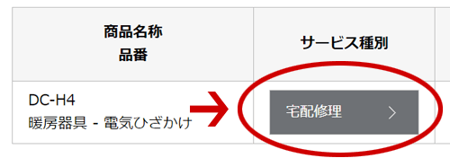 くるけっと　故障　修理 パナソニック　サイト