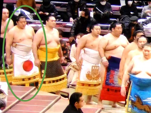 大相撲】遠藤の永谷園化粧まわし第10弾は「日の丸」！【2021.1初