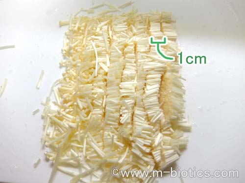 えのき茸　歯に挟まらない　切り方　方法