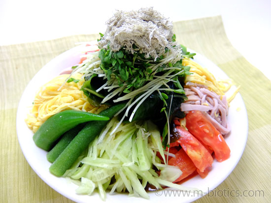 冷やし中華　とろろ昆布
