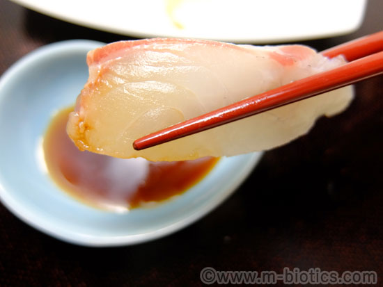 鯛の刺身　鰤屋金太郎　鯛