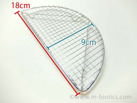 とんかつ用金網　半月型