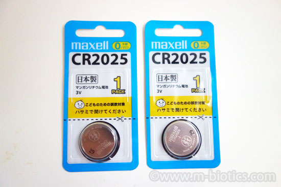 マクセル CR2025 レビュー