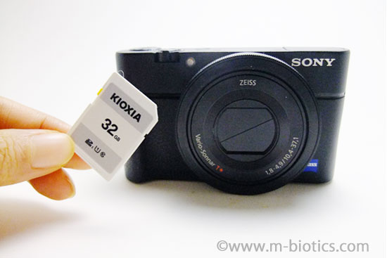 デジカメ　SDカード　フォーマット　RX100