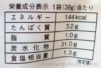 精華堂　手のし柿の種　甘辛落花　カロリー