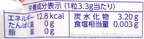 カンロ　健康のど飴　はちみつ柚子茶　カロリー