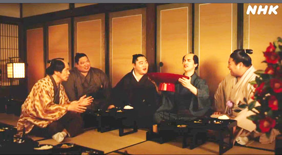 べらぼう　力士と蔦重