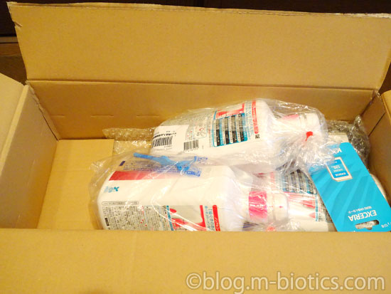 配送業者Amazon　玄関に置き配された荷物　中身（デンタルリンス　ハグキプラス）の無事