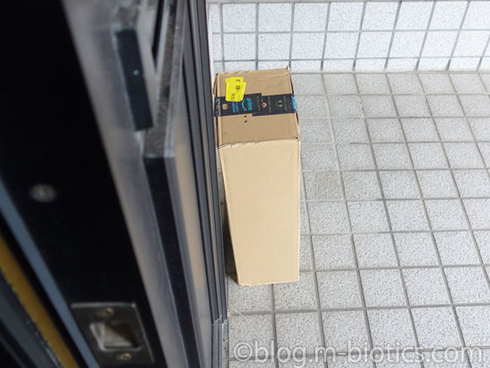 配送業者Amazon　玄関に置き配　五日目にやっと配達完了
