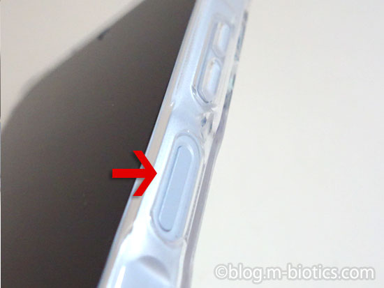 ラスタバナナ　ハイブリッド RHINOX 極限保護　耐衝撃吸収　電源ボタン周りの肌当たりが気になる