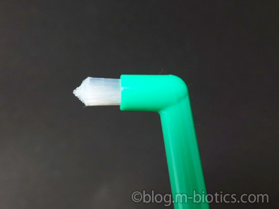 ワンタフト歯ブラシプラウト 先端を拡大