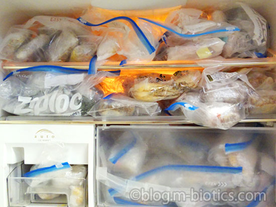 冷凍庫 ぎっちり