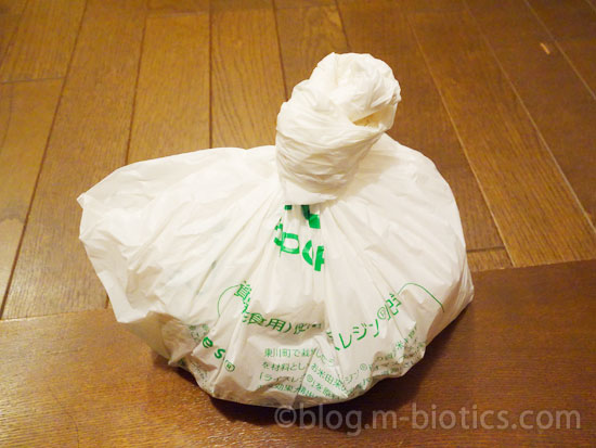 コープ 愛知県小麦きぬあかり冷凍うどん 梱包したところ完成