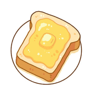 トースト イラスト